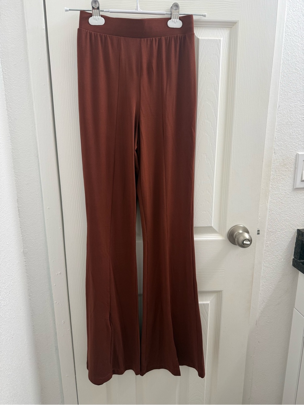 Women's Wide-Leg Pull-On Pants - Brown